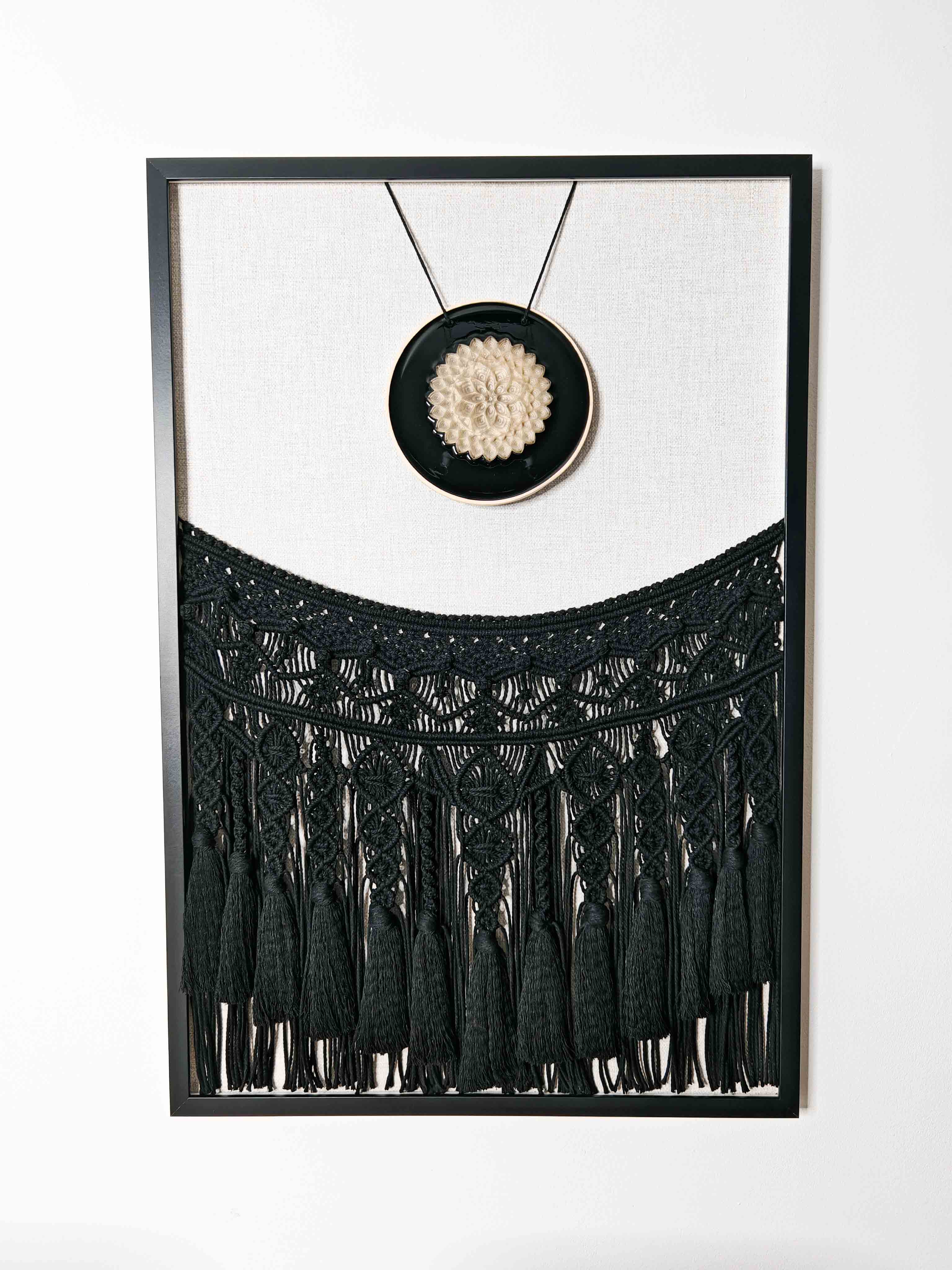 “Moonlit Shadow” Macrame