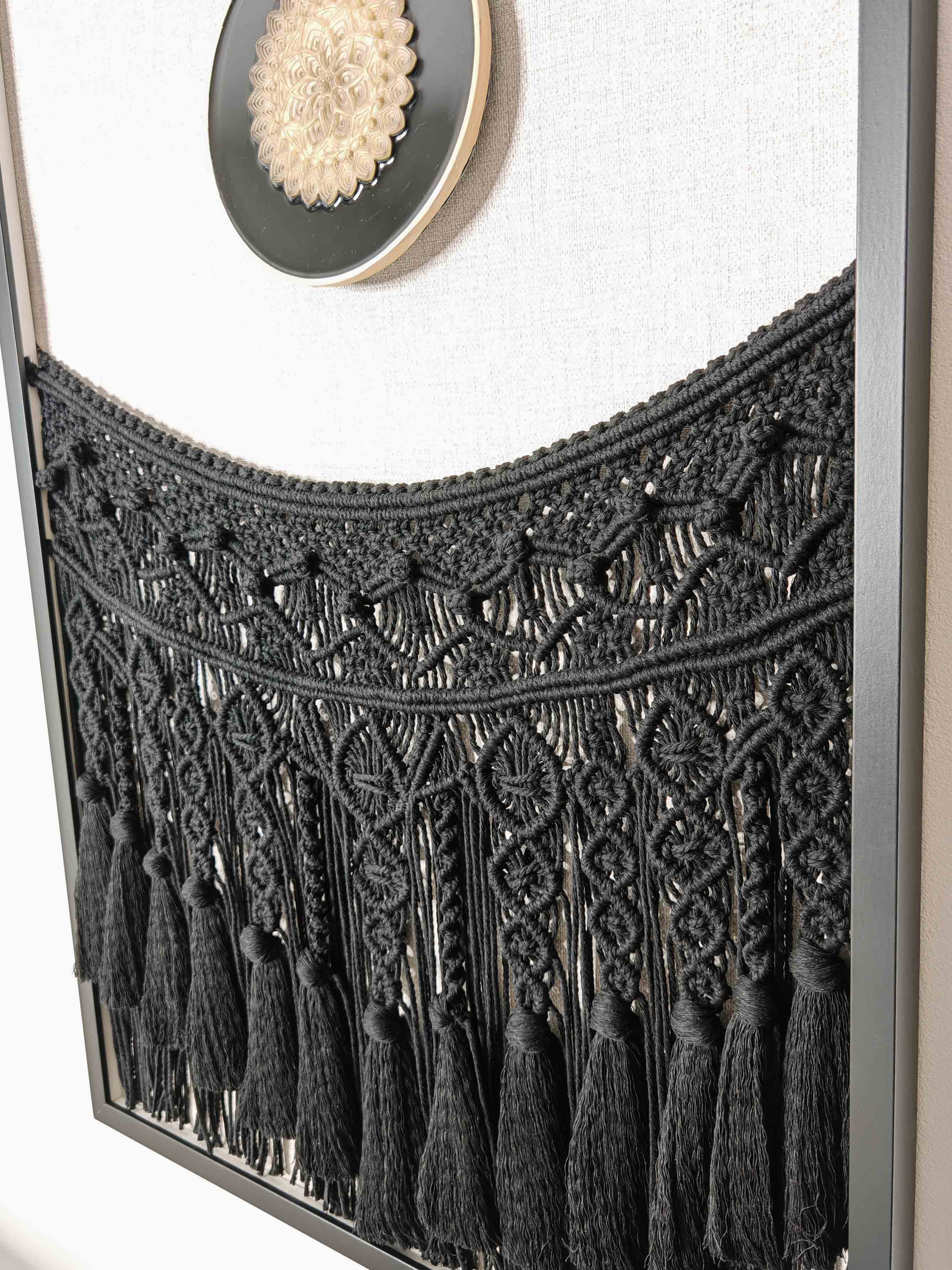 “Moonlit Shadow” Macrame - Image 2