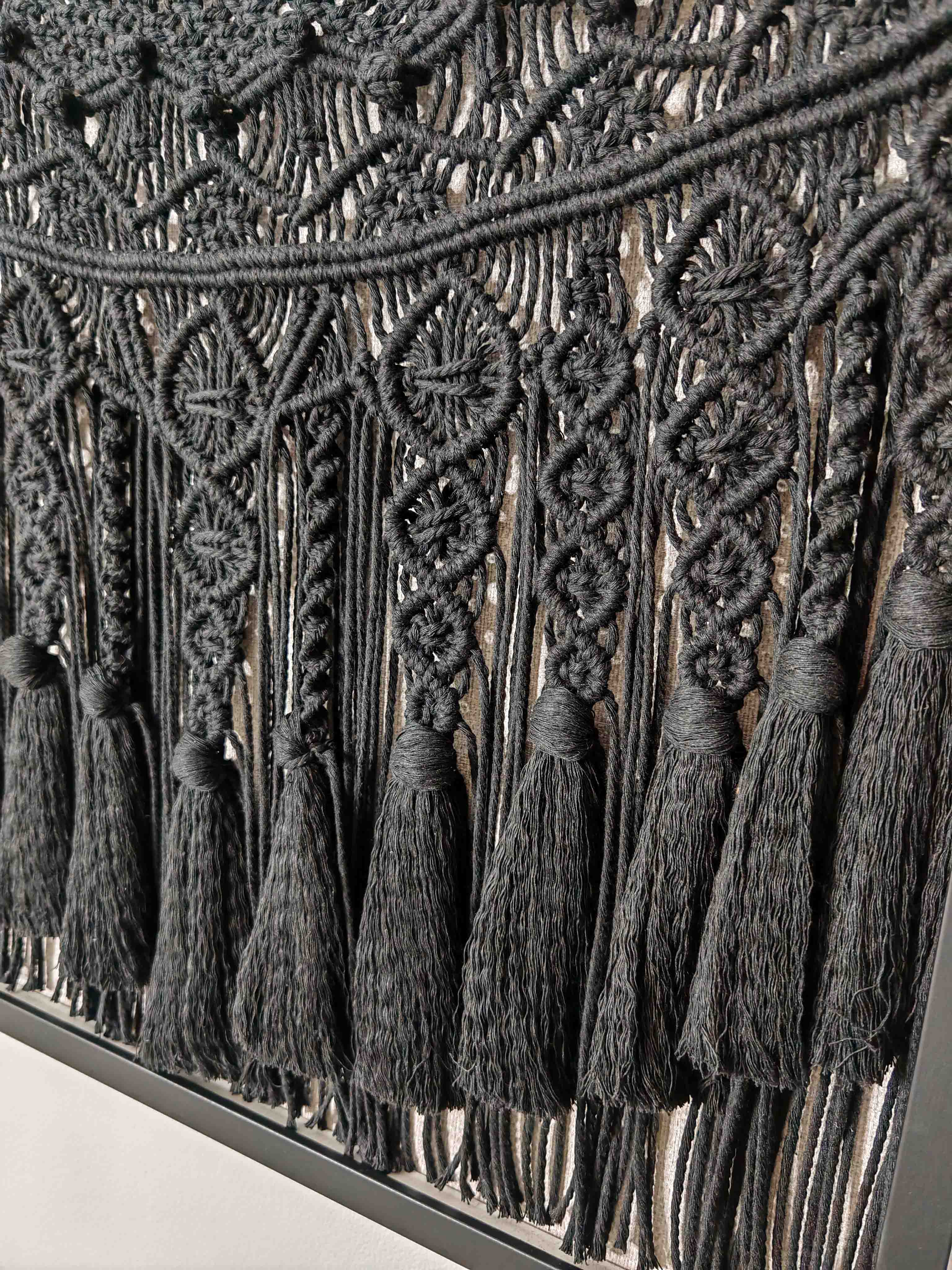 “Moonlit Shadow” Macrame - Image 3