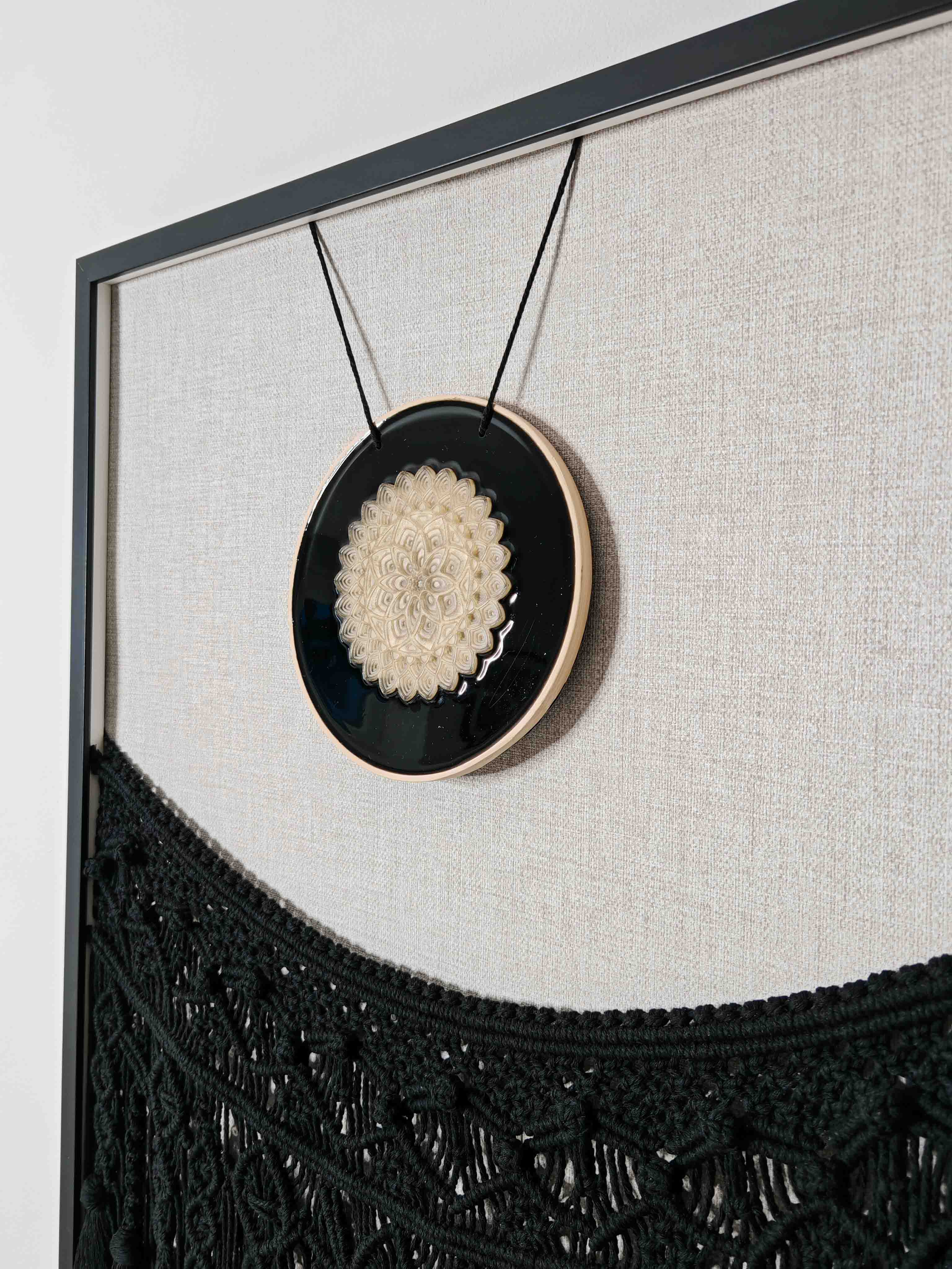 “Moonlit Shadow” Macrame - Image 4