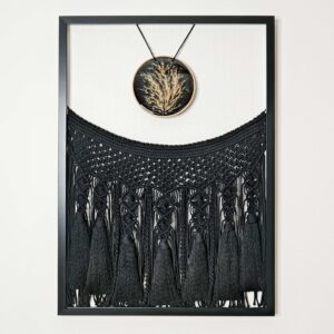 “Nightfall Whisper” Macrame