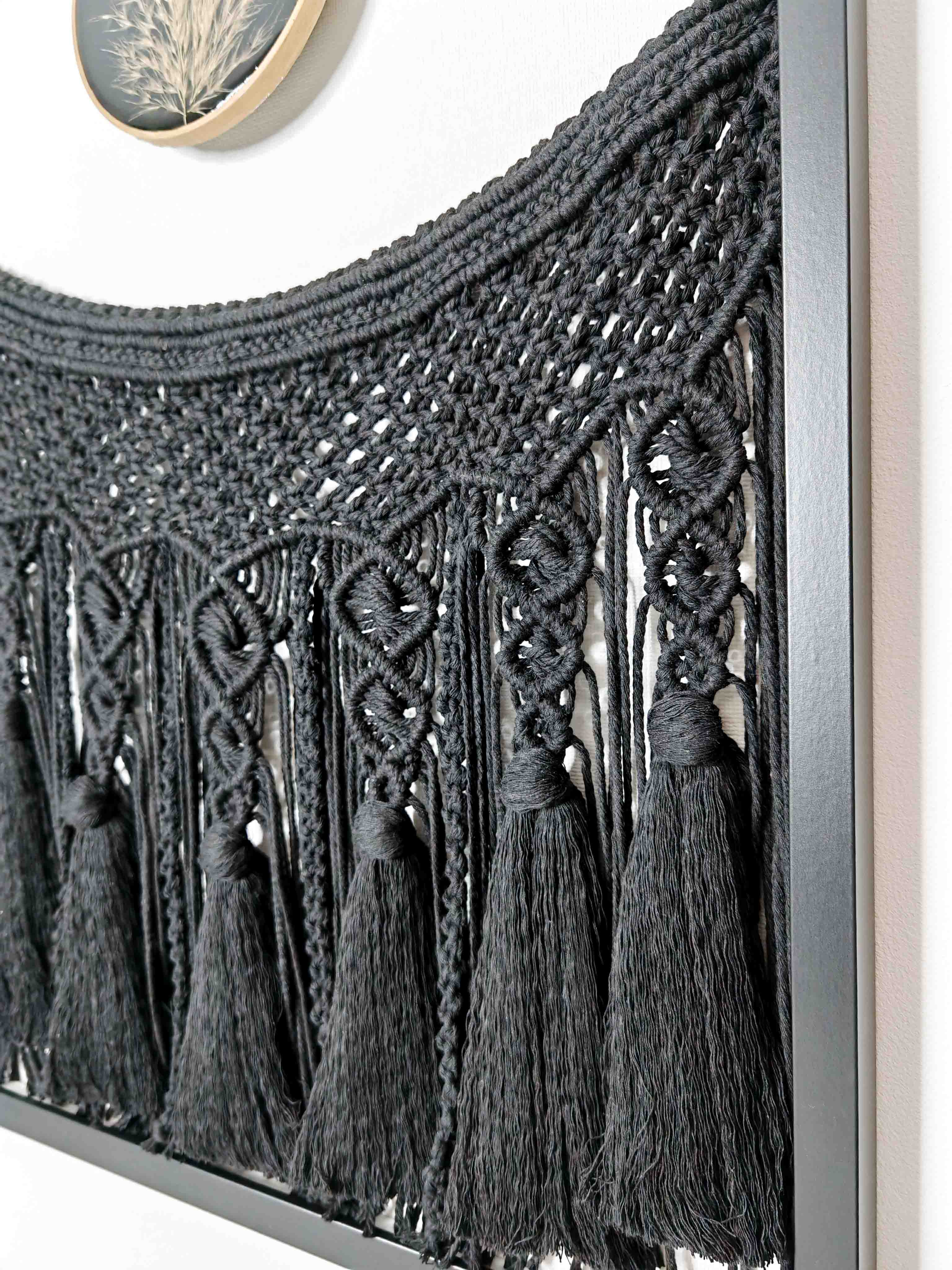 "Nightfall Whisper" Macrame - Image 3